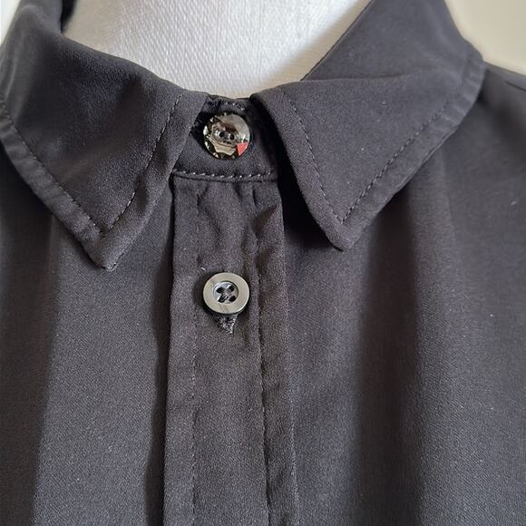 Tracee Ellis Ross for JC Penny | "Life Needs Sparkle" Button Down Shirt Size S - Picture 3 of 13